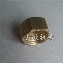 铁黄色内丝管堵头金属管件气动元件水暖配件