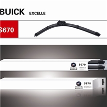 供应CARALLS670别克凯越专用无骨汽车雨刷雨刮片雨刮器