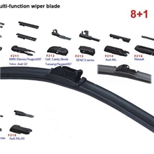 供应FUKE富可S980多功能多个卡扣接口汽车无骨雨刷雨刮器