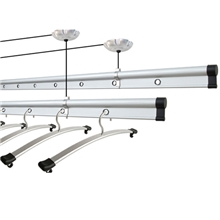 白双圆室外户外手摇手动晾衣架