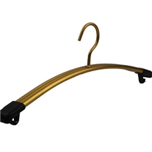 铝合金宽肩一字条纹三角晾衣架铝衣架批发铝衣撑