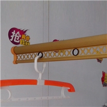 金条纹自动手摇阳台升降晾衣架批发