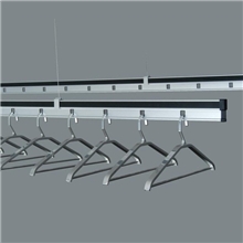 金白葫芦锌合金升降伸缩晾衣架