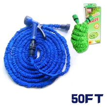 50FT魔术水管3倍自然伸缩马来西亚天然乳胶管组配件厂家直销