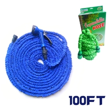 100FT魔术水管3倍自然伸缩天然乳胶管组配件厂家直销