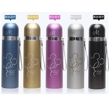 磨砂迪士尼t同款女士水杯儿童水壶米奇真空保温杯