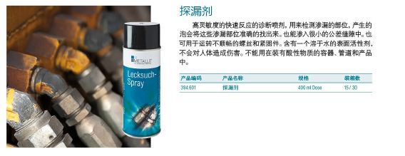 德国美特利-探漏剂MTL-394601