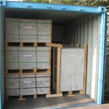 玻镁板集装箱装柜图木托打包方式