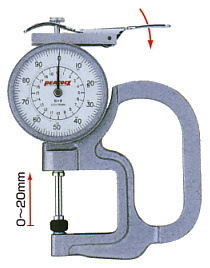 日本孔雀牌PEACOCK厚度计厚薄表G-2