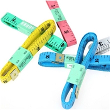 批发小卷尺迷你量衣尺可爱皮尺市尺纤维卷尺胸围腰围测量尺