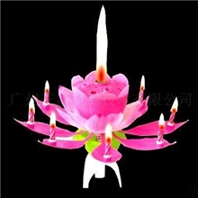 音乐开花生日蜡烛