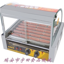 烤肠机热狗机7管滚式烤香肠机打狗棒机全自动360度烤肠机双控温