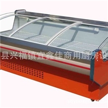 供应铁管直冷不锈钢鲜肉柜铁管直冷式鲜肉陈列冷柜