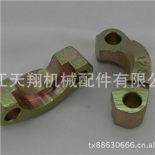 现货供应工程机械设备部件用碳钢轻型对开法兰夹液压管件胶管接头