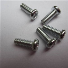 本厂长期供应英制机螺丝圆头十字电白锌螺丝PM1/8*8