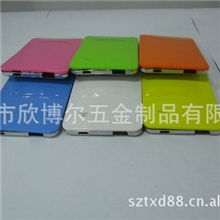 移动电源外壳厂家生产铝合金白色手机电源外壳