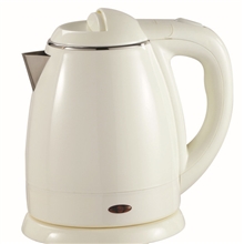 厂家生产1.2L双层防烫电热水壶泡茶不锈钢电水壶迷你电水壶