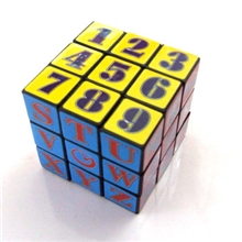6.0魔方卡通魔方魔法方块数字字母魔方*智力玩具*幼儿玩