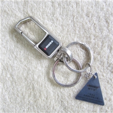 钥匙扣双环钥匙扣腰挂钥匙扣男士腰挂式欧美达钥匙扣