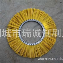 【制刷厂家专业生产】优质片装扫雪刷环卫刷环卫车扫路刷