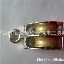 厂家直销低噪音常用u型门窗双轮轨道滑轮