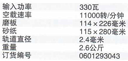 博世（BOSCH）电动工具平板砂磨机GSS280A云南昆明供应