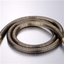 ф17双扣青古铜不锈钢淋浴软管