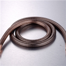 ф17双扣红古铜不锈钢淋浴软管