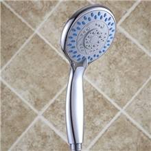 增压花洒喷头多功能淋浴花洒ABS手持花洒带开关塑料花洒HS04