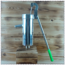 供应不锈钢手摇水泵地下水源吸水泵手动摇井泵带盖空心柄加长直泵