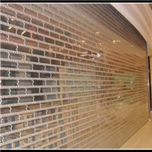 富阳厂家批发铝合金水晶卷帘门铝合金水晶闸水晶卷帘门水晶门