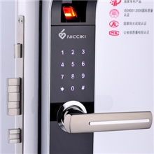 纳艾司克品牌指纹锁密码锁指纹密码锁防盗门指纹锁3种开门指纹锁