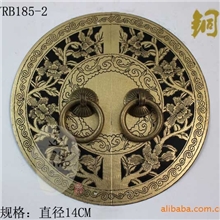 远儒铜雕大量出售仿古铜配件纯铜门锁纯铜拉手柜门牌YRB185-2