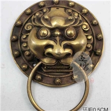 专业生产大量批发仿古兽头门环直径12CM