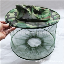 防虫帽户外帽男女防晒圆边帽迷彩帽子迷彩帽奔尼帽钓鱼帽批发