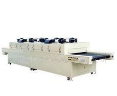 杭州麻将机IR流平+UV烘干生产线，多面体UV固化机