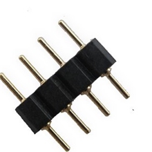 LED灯条连接器5050RGB灯带连接器4PIN排针深圳华强赛格市场批发