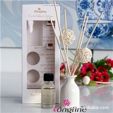 HK-16厂家直供朗芬正品藤条带精油圆形陶瓷无火香薰套装0.17