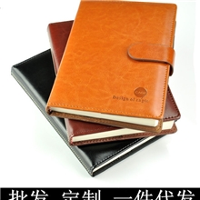 分销一件代发简洁商务记事本A5磁性搭扣笔记本皮面本可定制logo