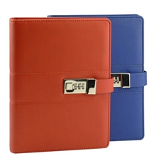 [CAGIE卡杰]缤纷系列商务A5密码本笔记本活页经理夹