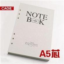 [CAGIE卡杰]6孔A5活页芯替换芯活页纸活页本内页120g80张