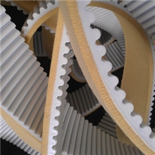 佛山毛毡同步带-经硫化机硫化PU胶成水状渗入毛毡加压一体成型