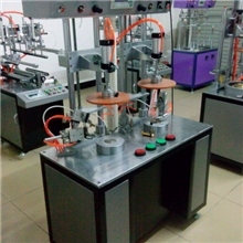 pet圆筒底盖刷胶机、圆筒底盖涂胶机、圆筒底盖上胶粘合机