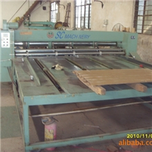 二手纸箱制作后道工序机械1400*2200链条式轮转开槽切角机