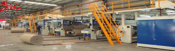 瓦楞纸板生产线