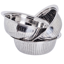 特厚高级不锈钢洗米篮洗菜盆洗米筛洗菜篮淘米盆果盆加厚