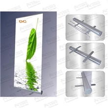 户外大喷铝合金材质室内写真背胶广告制作易拉宝户外大喷