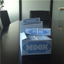 厂家直销MOON带卡纸烟纸手卷必备可配合卷烟器使用