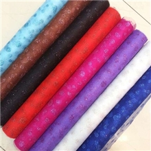 批量生产新型圣诞装饰材料环保圣诞装饰纱网大小亮片网