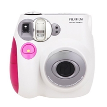 富士正品拍立得相机一次成像mini7S粉色迷你相机全新行货